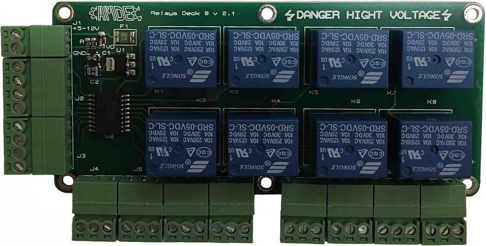 Raspberry PI Expansion Board, Relays Board, Smart Home, and Robots -NEW